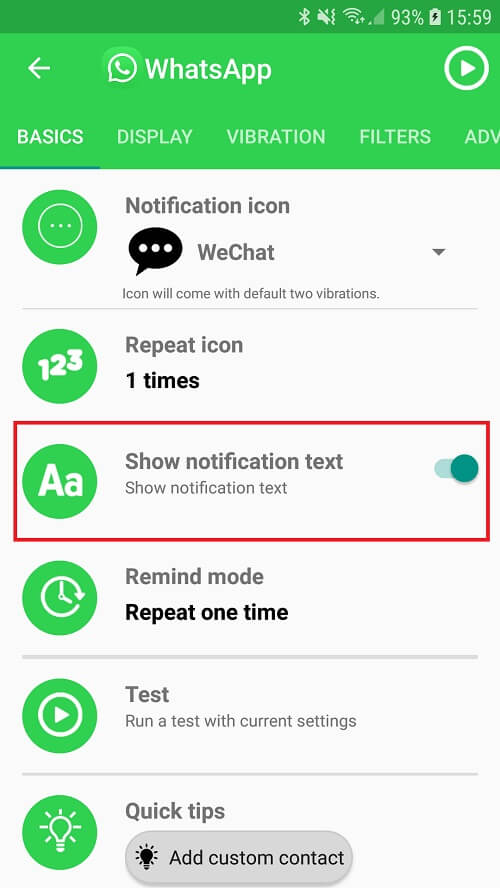 Notifications stopped working / can't see notification text on band