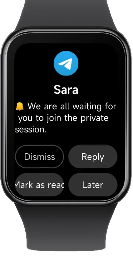 Notify app notifications on Xiaomi watch