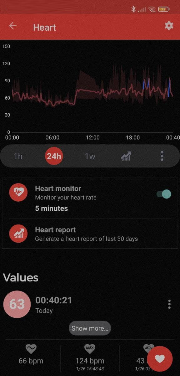 Premedicación Destino parálisis Track heart rate using your Mi Band on Notify App | Notify for Mi Band App